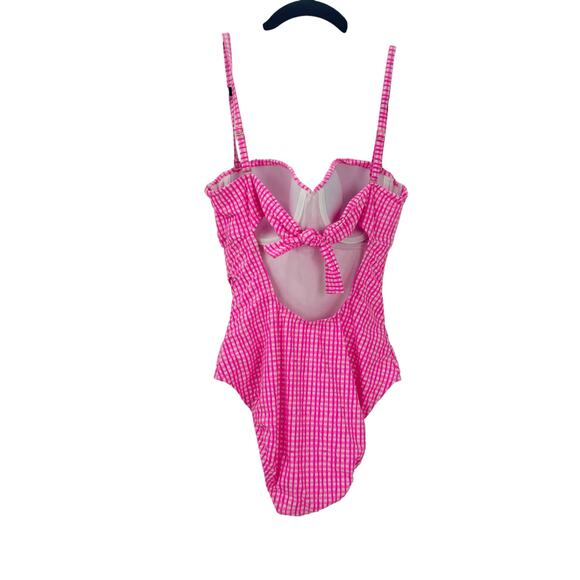 Lilly Pulitzer Women's The Same Line Bandeau One Piece Swimsuit Pink Size 14 NWT - Picture 6 of 11